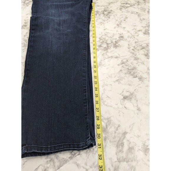 Mavi Zach Straight Leg Jeans Men's Size 36 X 32 Mid Rise Dark Wash Denim - Picture 10 of 10